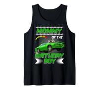 Mommy of The Birthday Boy Race Car Party Family Matching Tank Top