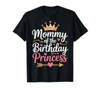 Mommy of The Birthday Princess Family Matching Party T-Shirt