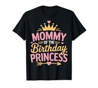 Mommy of The Birthday Princess Party Squad Family T-Shirt