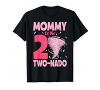 Mommy of the Two-nado Tornado Theme 2nd Birthday Party T-Shirt