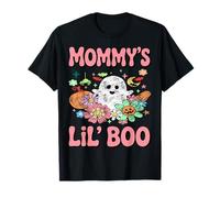 Mommy’s Lil Boo Cute Halloween Toddler Kids Ghost Costume T-Shirt