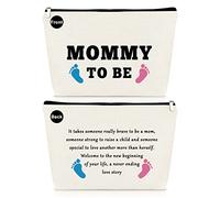 Mommy to Be Gift New Mommy Gift to Mother Makeup Cosmetic Bag Mother's Day First Time Mom Pregnancy Announcement Gifts Travel Toiletry Bag Pouch Christmas Valentine’s Day Birthday Gifts for Mom