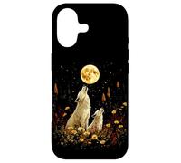Mommy Wolf & Cub Howling at the Moon Mother's Day Christmas Case for iPhone 17