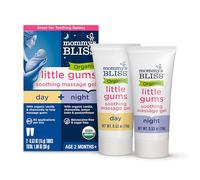 Mommy's Bliss - Organic Little Gums Soothing Massage Gel - Day & Night Combo - 2 0.53 OZ Tubes