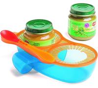 Mommy's Helper Baby Perfect Feeder Feeding Bowl with Comfort Grip and Spoon -NEW
