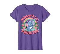 Mommy's Lil' Squirter Cute Baby Elephant Funny Design T-Shirt