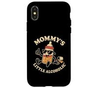Mommy's Little Alcoholic Funny Drinking Drunk Alcohol Joke Case for iPhone X/XS