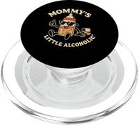 Mommy's Little Alcoholic Funny Drinking Drunk Alcohol Joke PopSockets PopGrip for MagSafe