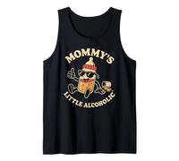 Mommy's Little Alcoholic Funny Drinking Drunk Alcohol Joke Tank Top