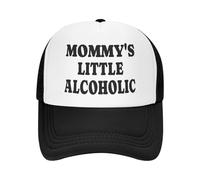 Mommy's Little Alcoholic Men Women Duck Tongue Cap Lightweight Trucker Hat Classic Baseball Cap for Golf Summer Sport