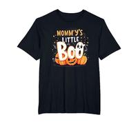 Mommys Little Boo Halloween Cute Ghost Pumpkin T-Shirt, Men's Big and Tall, Black, 5X Tall