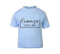 Mommy's Little boy Statement [BBY5] Short Sleeve Cotton Toddler t Shirt, 1-2 Years, Pastel Blue