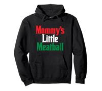 MOMMY'S LITTLE MEATBALL - funny Italian flag daughter mother Pullover Hoodie