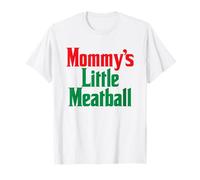 Mommy's Little Meatball - Funny Italian Flag Daughter Mother T-Shirt