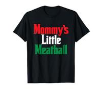Mommy's Little Meatball - Funny Italian Flag Daughter Mother T-Shirt