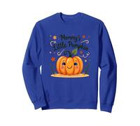 Mommy's Little Pumpkin Cute Fall Harvest Baby Gift Sweatshirt, Adult Unisex, Royal Blue, XXL