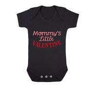 Mommy's Little Valentine Statement Baby Grow Vest, 6-12 Months, Black