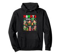Mommy's Little Xmas Elf Group Elf Kids Boy Girls Family Pullover Hoodie