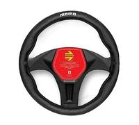 MOMO COMFORT UNIVERSAL STEERING WHEEL COVER BLACK AND GREY