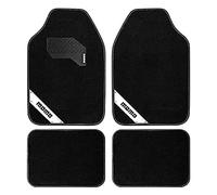 MOMO COMPLETE SET 4 PIECES UNIVERSAL CAR MATS 015 BLACK/WHITE