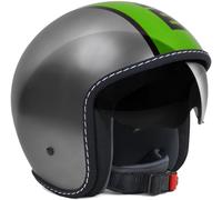 Momo Design Blade Alu/Grün Jethelm, grey/green, size XXS (54)