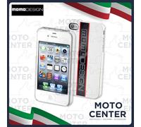Momo Design Hard Racing White Pearl Glossy Case for iPhone 4S/4 CELLULAR LINE
