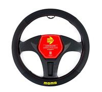 MOMO EASY UNIVERSAL STEERING WHEEL COVER BLACK AND RED