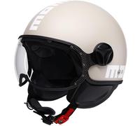 MOMO FGTR Classic Candy Jet Helmet, matt white, size M (57/58)