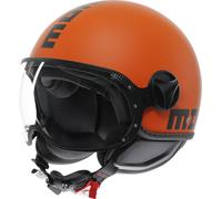 MOMO FGTR Classic Candy S26 Jet Helmet, orange, size M for Men