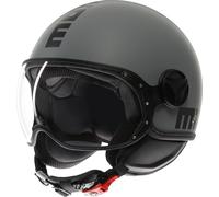 MOMO FGTR Classic Mono Jet Helmet, grey, size XS for Men