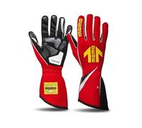 MOMO GLOVES CORSA R - RED RACING GLOVES SIZE 8 - FIA APPROVED RACING GLOVES