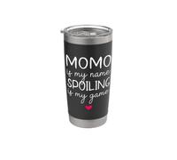 Momo is My Name Spoiling is My Game Funny Stainless Steel Insulated Tumbler