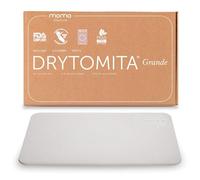 Momo Lifestyle Stone Bath Mat Drytomita, Diatomaceous Earth Absorbent Bathroom Mat Quick Dry, Shower Bath Mat (Linen Grey, Grande 80 x 50 cm)