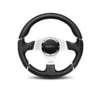 Momo MIL35BK1P Millenium 350 mm Leather Steering Wheel by MOMO
