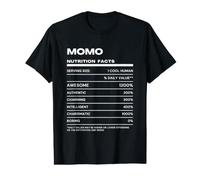 Momo Nutrition Facts Name Value Graphic T-Shirt