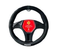 MOMO STREET UNIVERSAL STEERING WHEEL COVER BLACK AND GRAY
