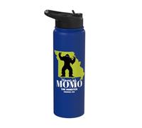 Momo The Monster Missouri State American Cryptid Stainless Steel Insulated Water Bottle