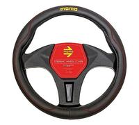 MOMO swc011br Steering Wheel Cover, Black/Red