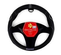 MOMO Universal Super Grip Steering Wheel Cover Black and Grey