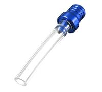 MOMOALA Anti Reverse Gas Fuel Petrol Tank Cap Valve Vent Breather Pipe ATV Pit Dirt Bike - Blue