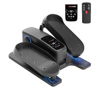 MOMODA Under Desk Elliptical Machine, 2 in 1 Electric Seated Pedal Exerciser with 12 Adjustable for Senior & Home & Office, Forward & Reverse