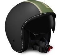 MOMODESIGN Blade Jet Helmet Black Matt / Military Green, black matt/green, size XXS (54)