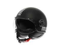 Jet Helmet Momodesign FGTR EVO Mono Matt Black/Silver