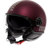 Momodesign FGTR Evo Mono, jet helmet M Matt Dark Red/Silver