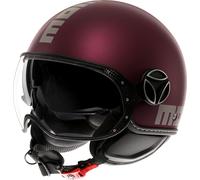 Momodesign FGTR Evo Mono S26, open face helmet S Matt Dark Red/Silver