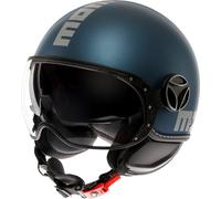 Momodesign FGTR Evo Mono S26, open face helmet XL Matt Dark Blue/Silver