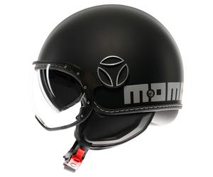 MOMODESIGN Momo Design FGTR Evo Jet Helmet unisex Matt/Black/Silver, 53