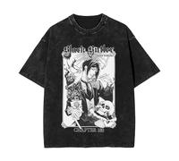 momogut Anime Black Ciel Butler Tshirt Cotton Casual Retro Soft Breathable Black Ciel Butler Merch