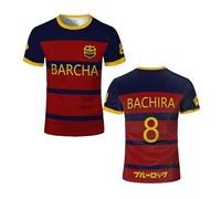 momogut Anime BluLock Barcha Meguru Bachira Cosplay T-Shirts Football Jersey Pattern Cosplay Outfit Uniform