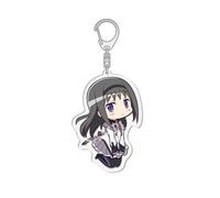 momogut Anime Magical Girl Madoka Keychain Cute Pendant Puella Magi Madoka Kaname Magica Keychain Gift Key Ring Bag Charm